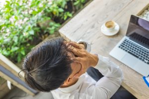 worker suffering from post-tbi