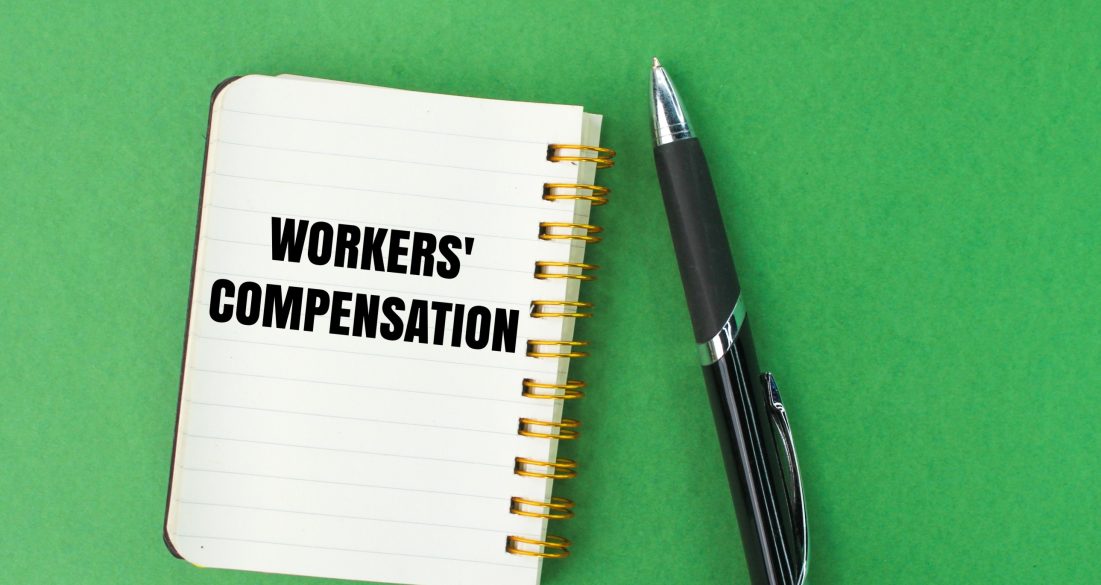 workers compensation on notebook