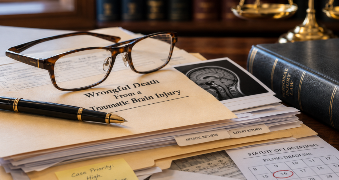 Desk essentials in a law office