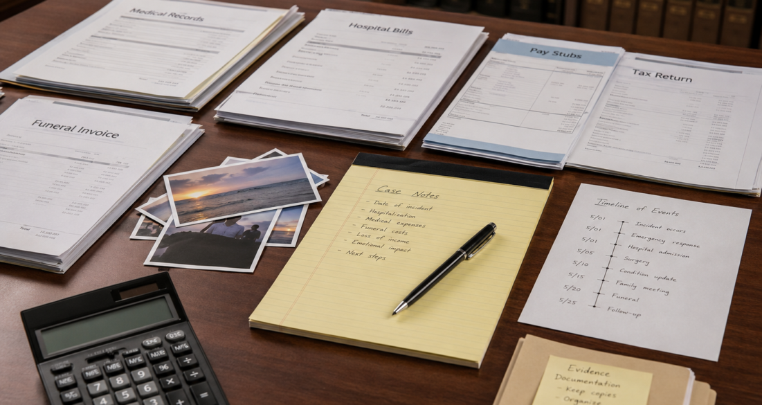 Organized Case Documentation Desk