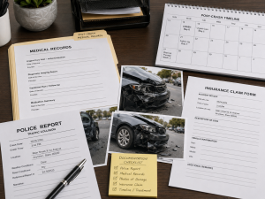 Organized Post-Crash Documentation Desk
