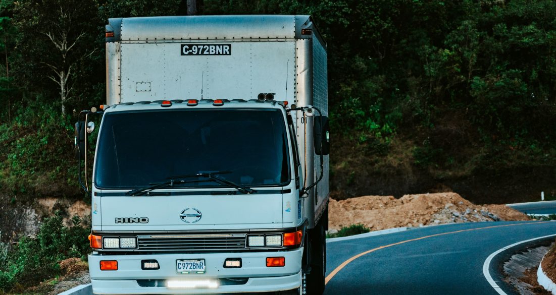 truck in a highway